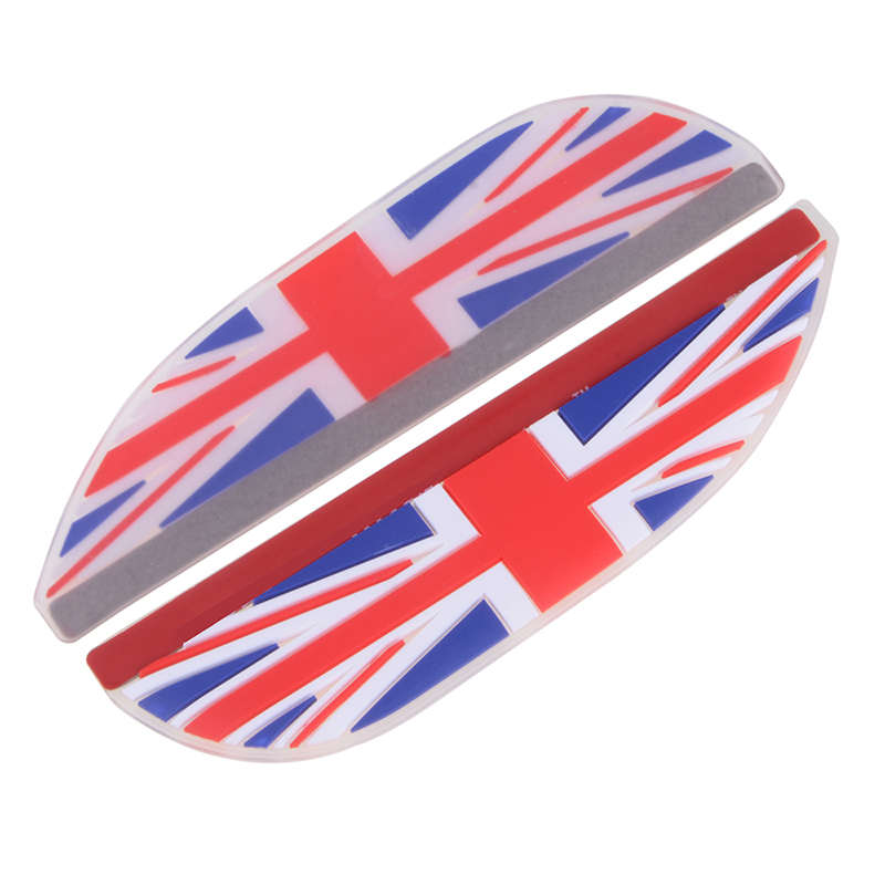 2x UK Flag Car Rearview Mirror Rain Blades car back mirror eyebrow rain